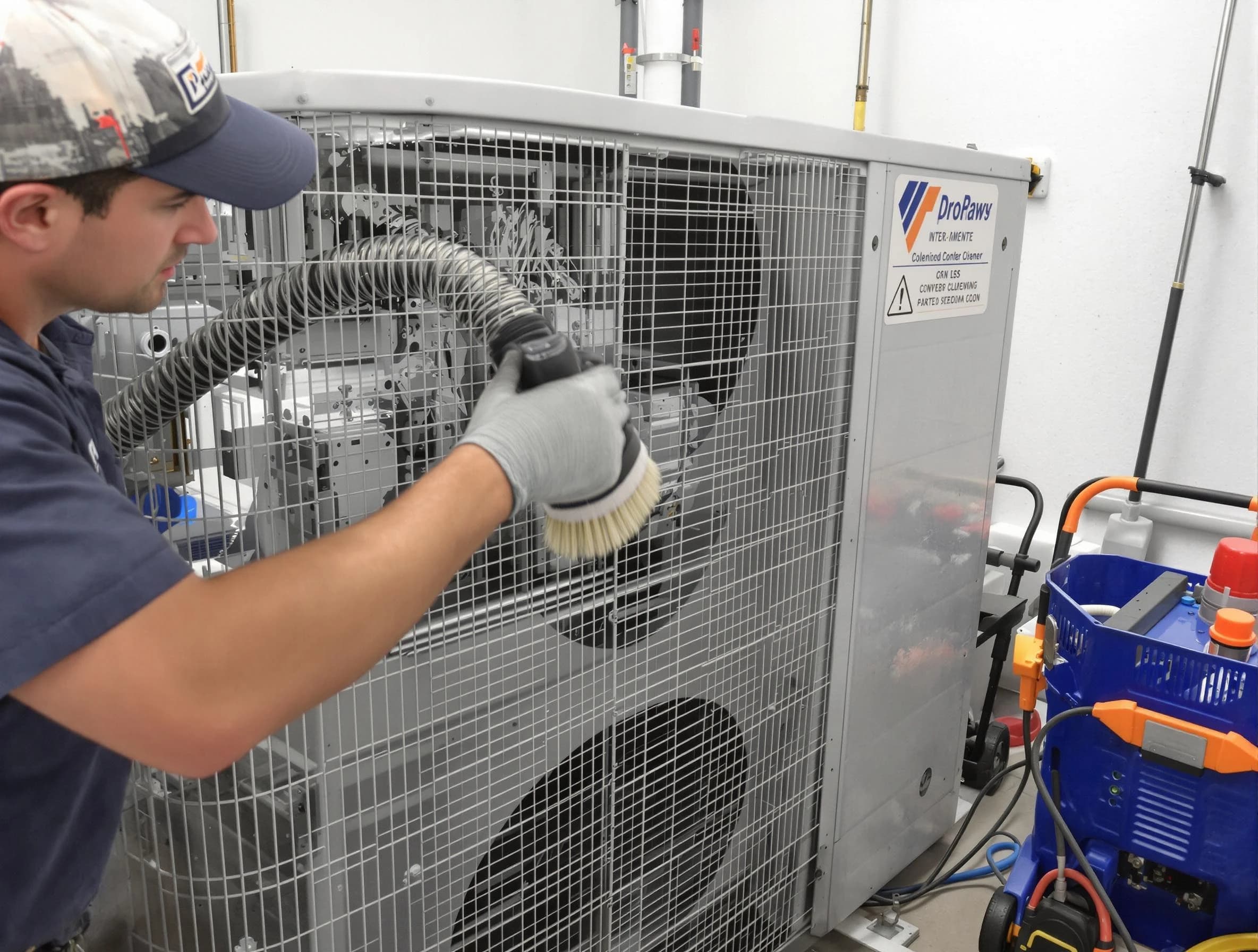 West Deer Air Duct Cleaning specialist performing precision AC coil cleaning for improved system performance in West Deer