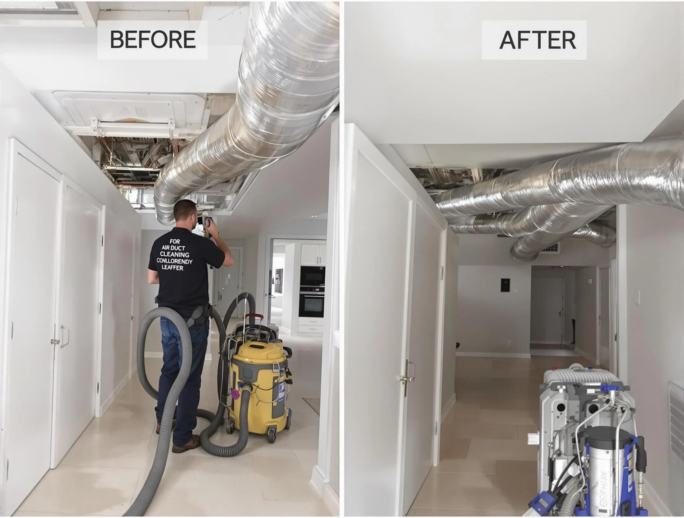 West Deer Air Duct Cleaning professional performing thorough air duct cleaning in West Deer