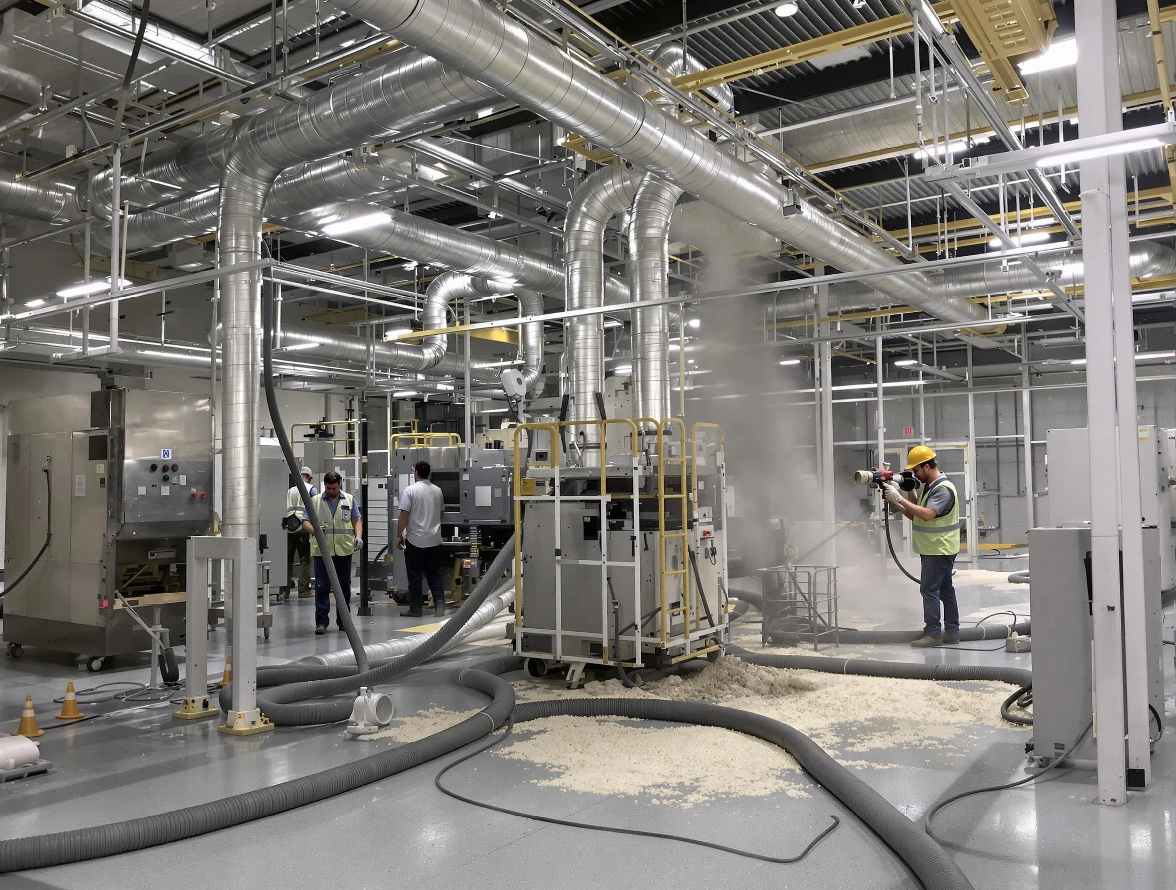 Heavy-duty industrial duct cleaning by West Deer Air Duct Cleaning in West Deer