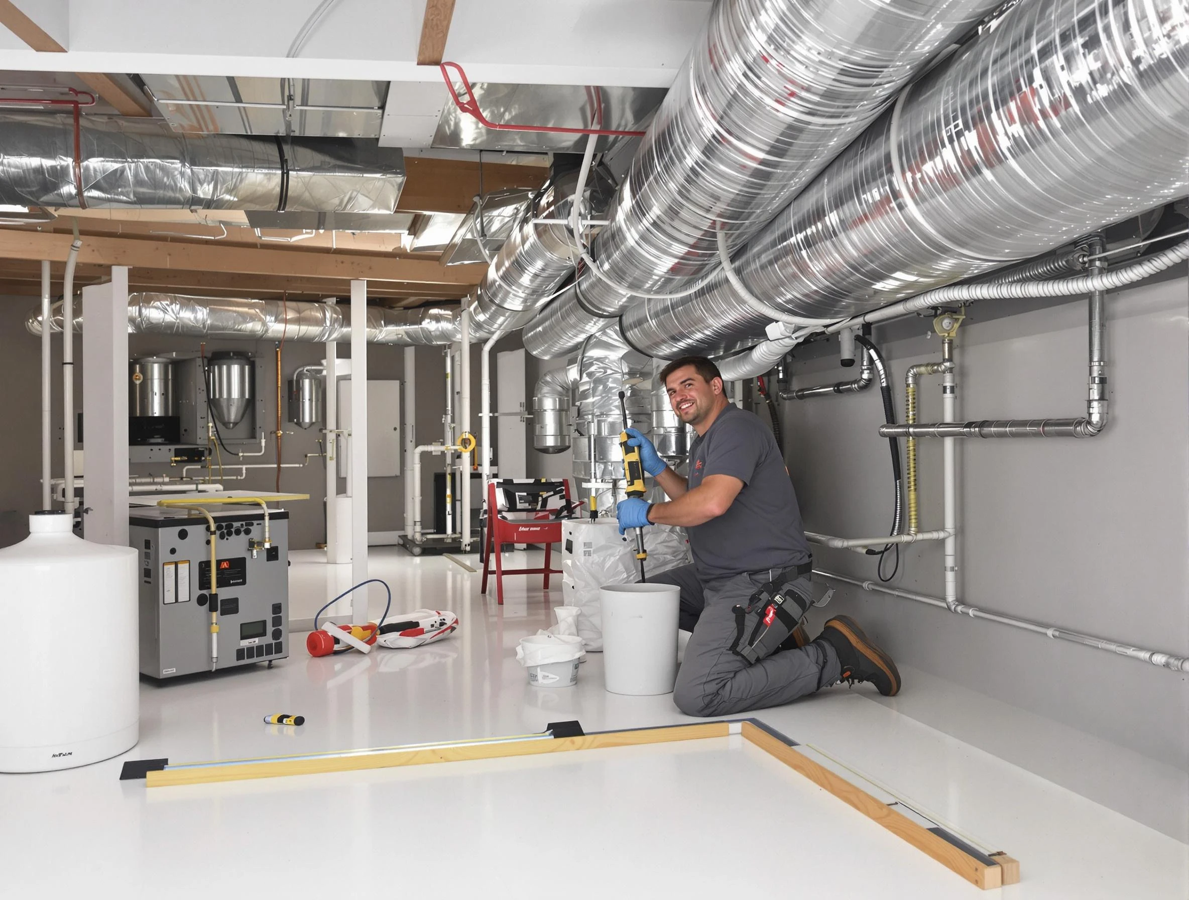 Professional duct sealing service by West Deer Air Duct Cleaning in West Deer