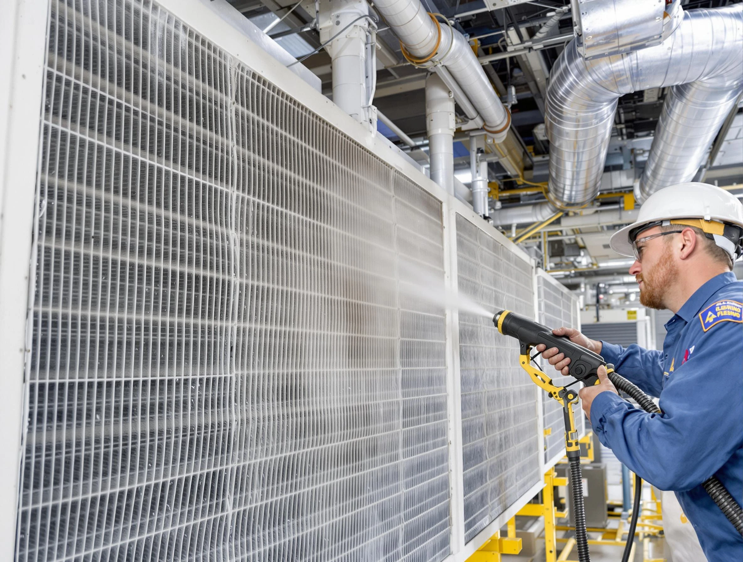 Professional commercial coil cleaning by West Deer Air Duct Cleaning in West Deer