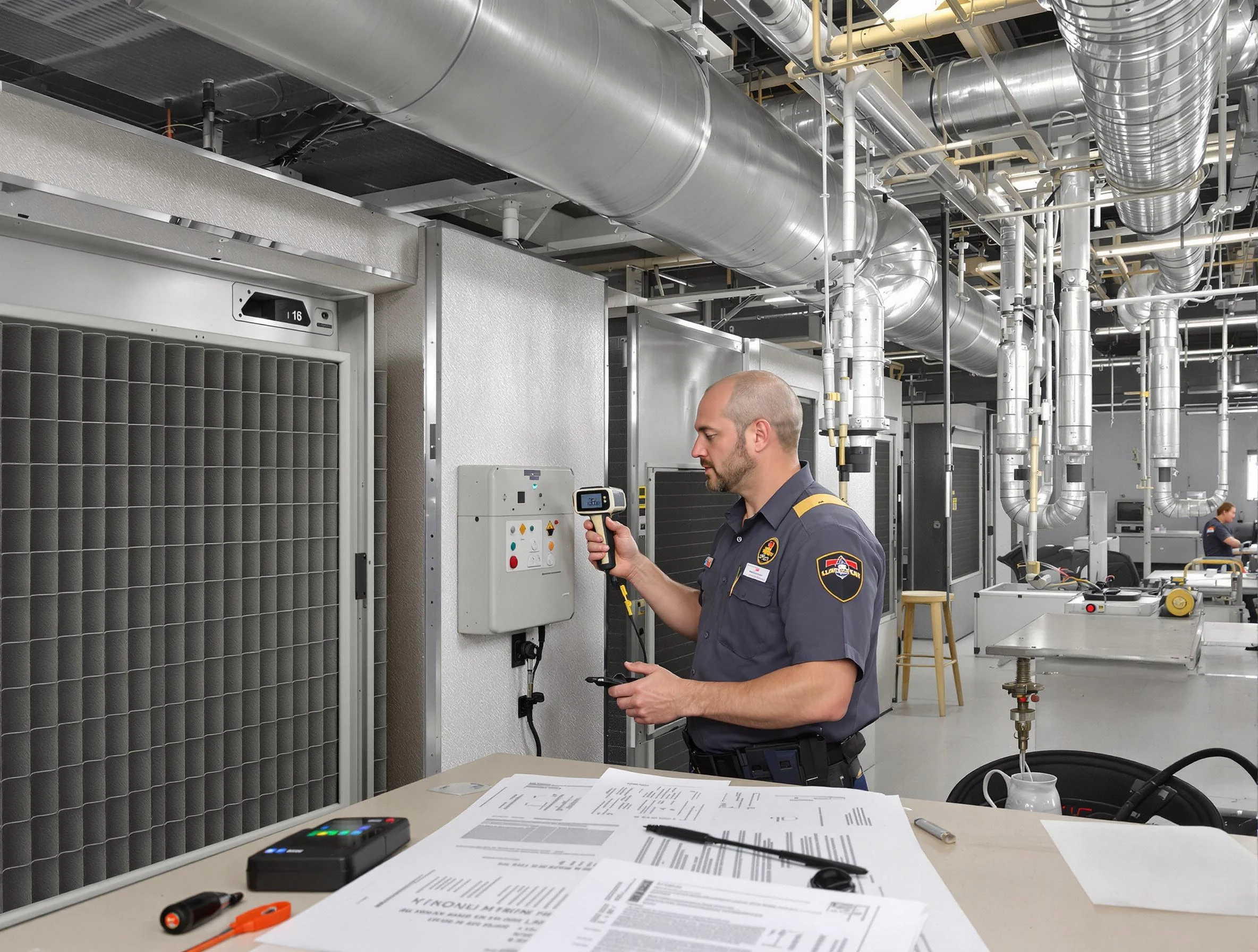 Professional filter system inspection by West Deer Air Duct Cleaning in West Deer